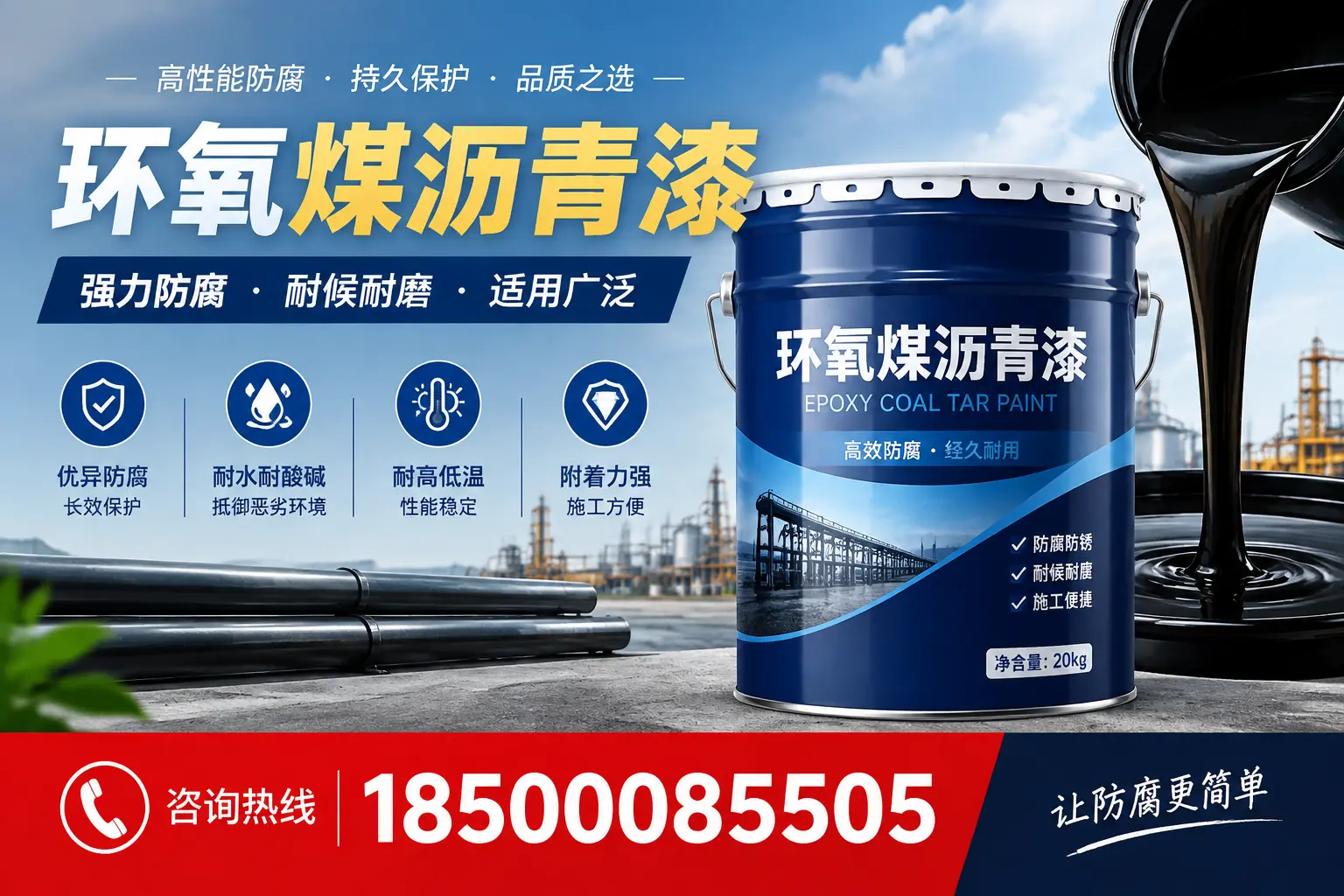 环氧煤沥青漆在不同气候条件下的表现分析，巴音郭楞适用性